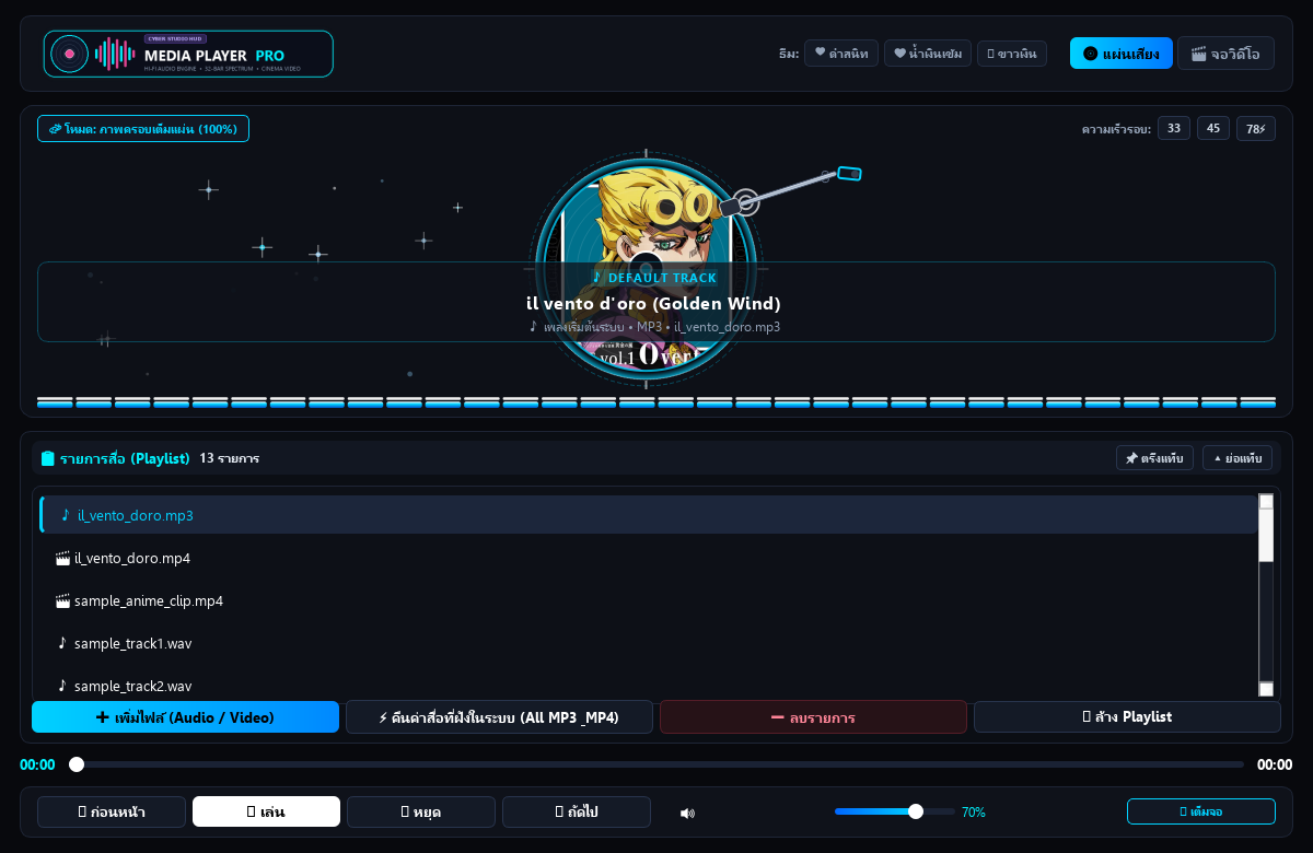 E-Book 1: คู่มือพัฒนา Media Player PRO (Cyberpunk Studio Edition)